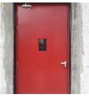 Premium Fire Rated HMPS Doors - Heavy-Duty Hollow Metal Pressed Steel Fire Resistant Doors, 60-120 Min BIS/IS 3614 Certified, Galvanized Steel Sheets with Rockwool Insulation Core, Powder Coated Finish, Panic Hardware & Vision Glass for Factories, Hospita